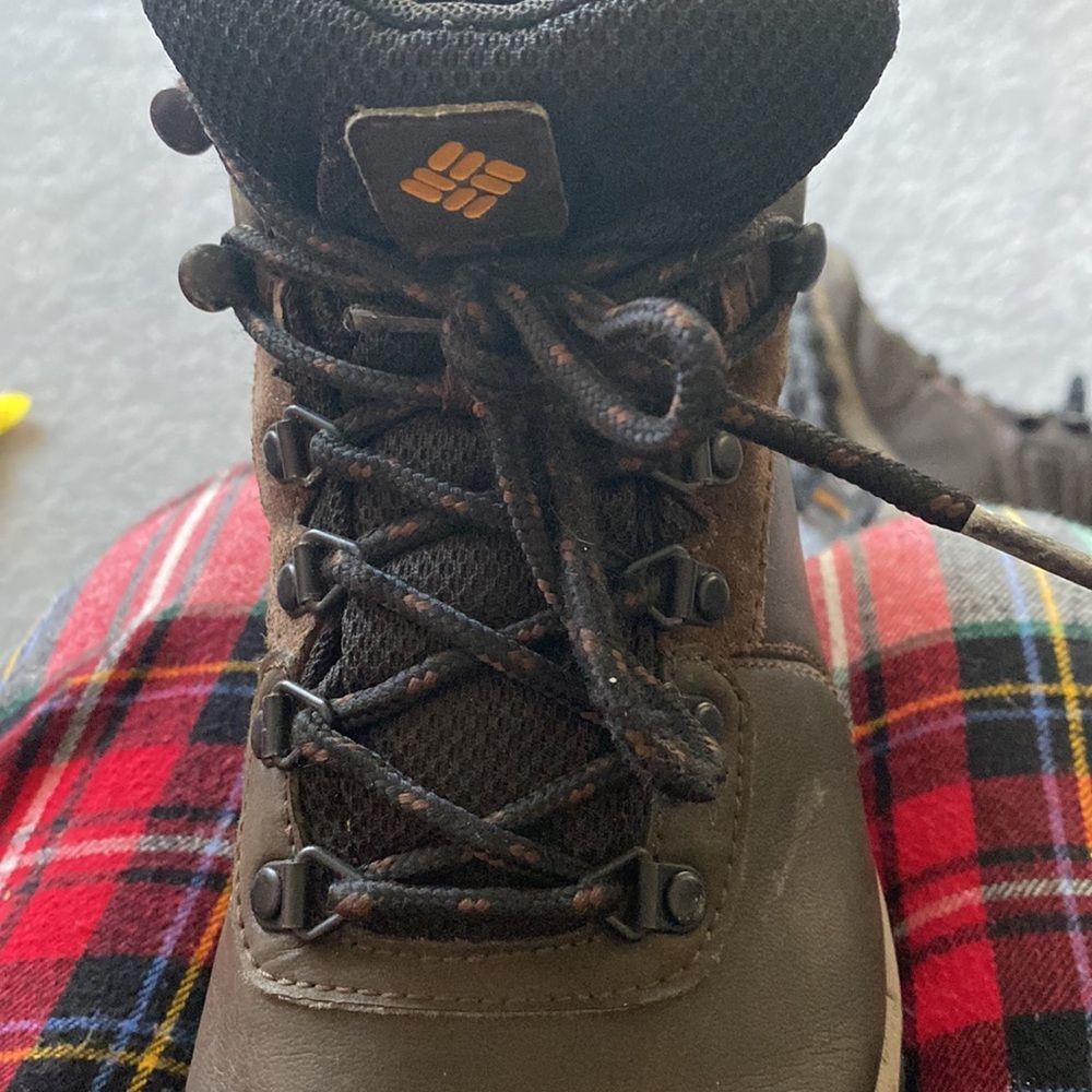 Columbia hiking boots made in Vietnam USA size 7 1/2 brown - Picture 7 of 8